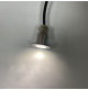 Single Pods Waterproof IP67 - Flat Surface LED Step/Stair/Deck  - LFLAT POLISHED STAINLESS STEEL LED COURTESY LIGHT- 12 volts - available n blue cool white and warm white color - WK-SS1FPSX - AZLED